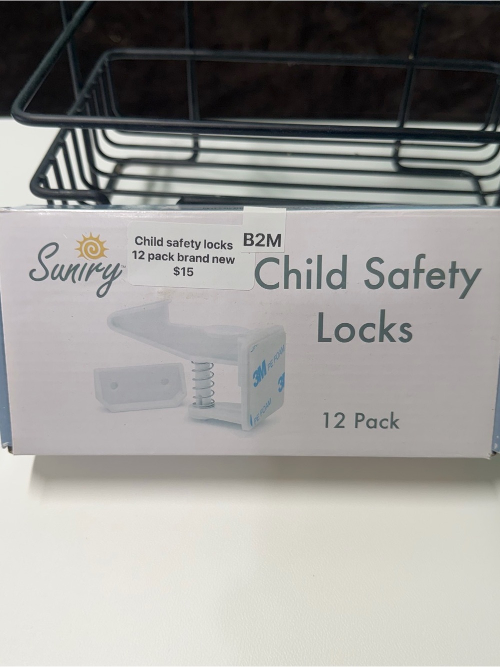 Suniry Child Safety Locks 12-Pack - White